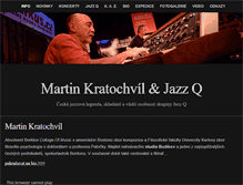 Tablet Screenshot of martinkratochvil.com